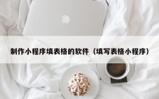 青海制作小程序填表格的软件（填写表格小程序）