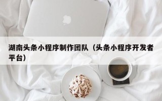 青海湖南头条小程序制作团队（头条小程序开发者平台）
