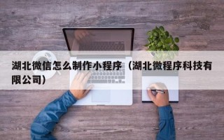 青海湖北微信怎么制作小程序（湖北微程序科技有限公司）